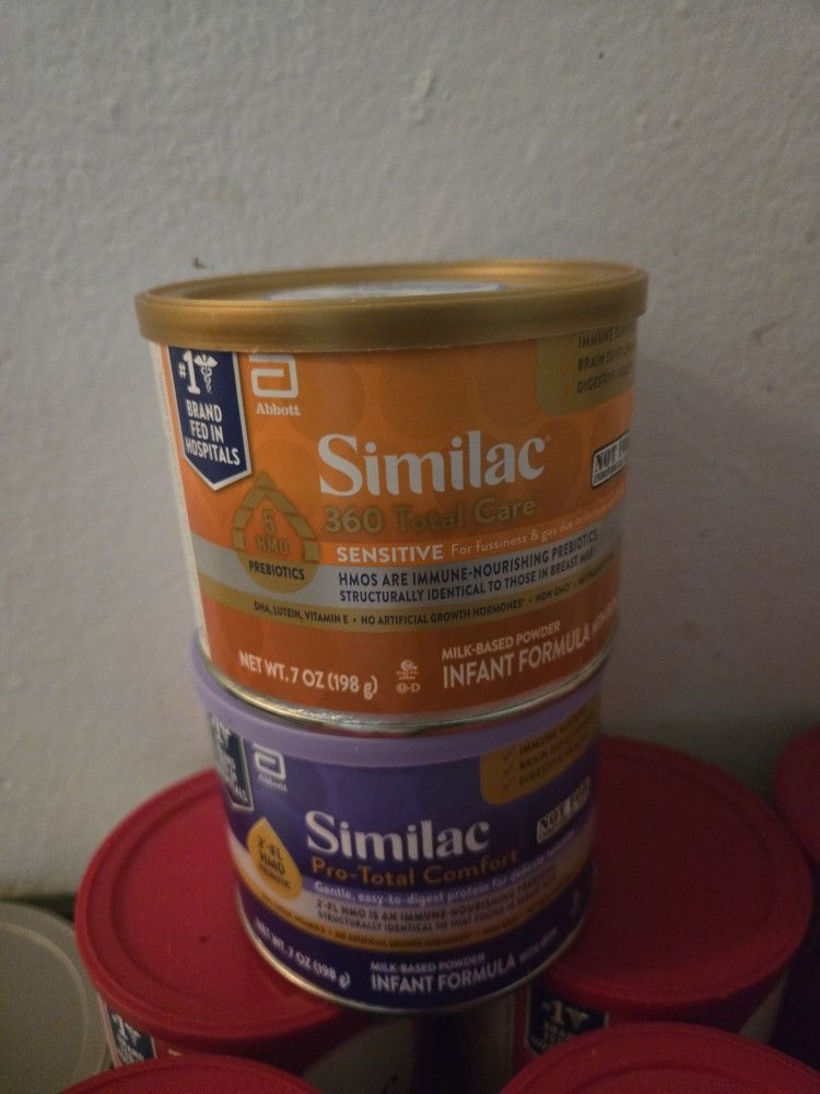 Similac Pro Total Confort Y Similac 360 Total Sensetive 7 0z