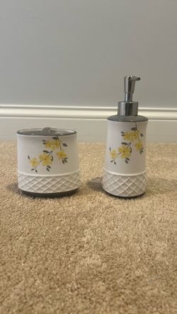 Soap Dispenser And Toothbrush Holder