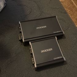 Two Kicker amps