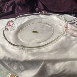 Glass Serving Hostess Platter