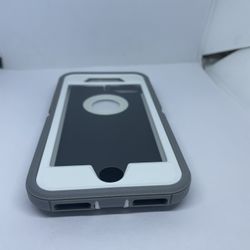 For iPhone 7/8 iPhone SE Gray With White Full Cover Case Protector 