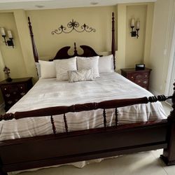 King Size Bedroom Furniture Bedding And Mattress Not Included 