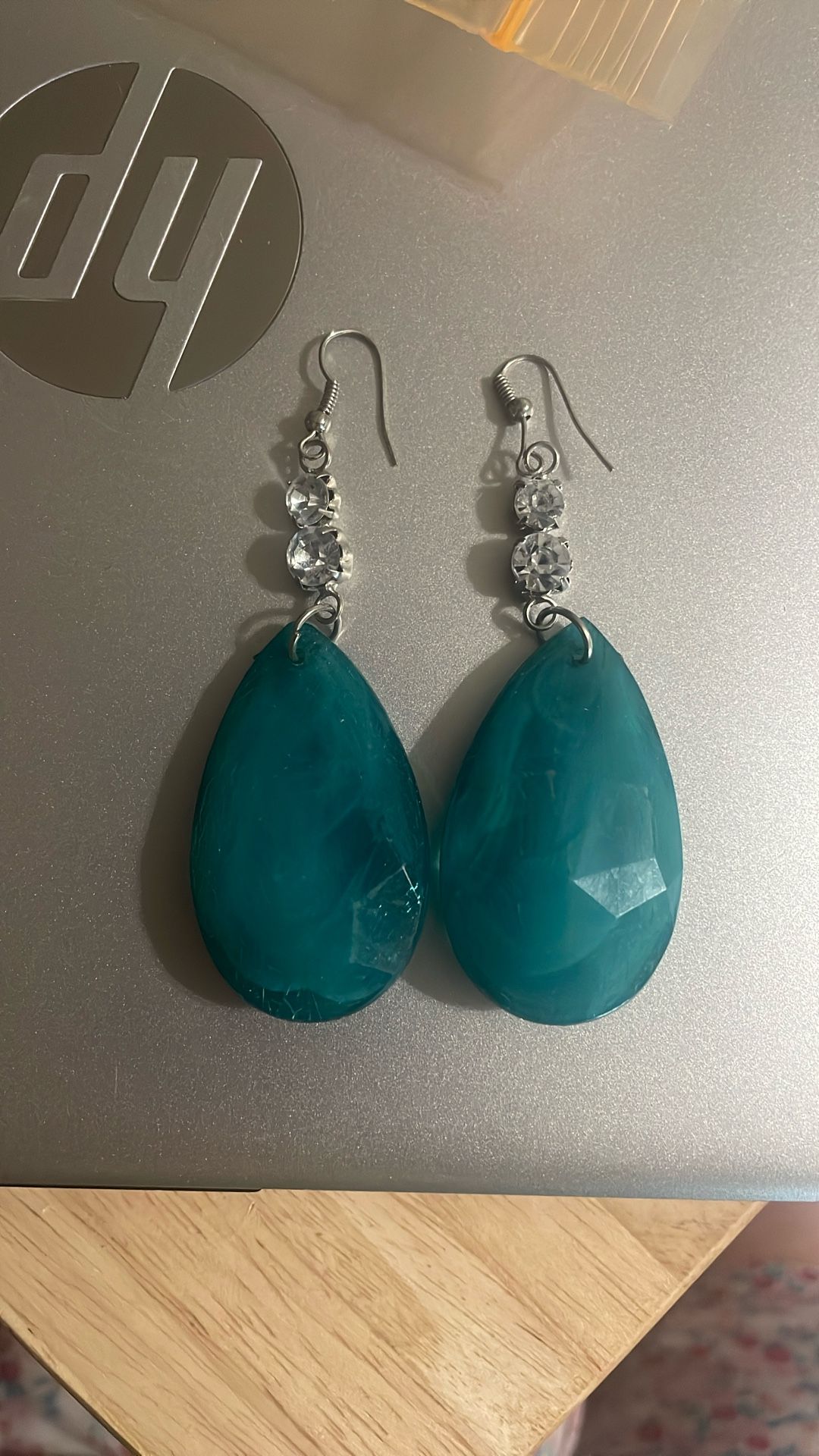 Large Turquoise Earrings