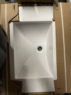 Porcelain Cabinet Sink Insert