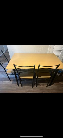 Small table with chairs