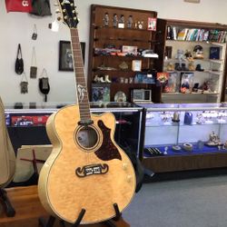 Juicy Guitars 6-String Jumbo Acoustic Electric Guitar A-002 Series Beautiful Finish Great Sound 💵  💳  💵  Cash & Card Accepted 
