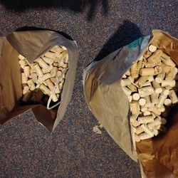 Hundreds Of Wine Corks 