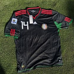 2010 Mexico Away Chicharito Jersey 