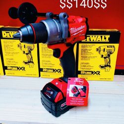 Milwaukee Fuel Hammer Drill With A 5.0 