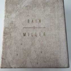 Bain x Miller Bible Verse Necklace – John 3:16 Brass Dog Tag Pendant – New in Box 