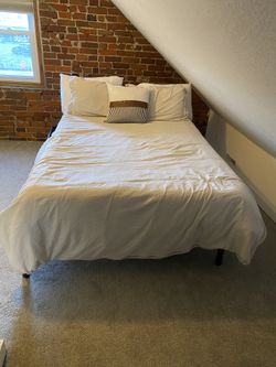 Lightly Used Full Bed With Frame