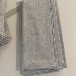 20 Grey Lenin Dinner Napkins 