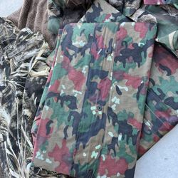 Rain Suit Long Coat Camouflage Big Size XL