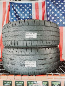 ✅ (2 Used Tires) P275/55R20 GOODYEAR EAGLE LS2 ALL SEASON QUIET COMFORT RIDE TRUCK SUV 275 55 20
