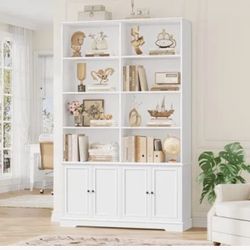 73" Tall Bookshelf with Doors