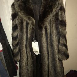 Vintage Raccoon Gucci Fur Coat (Pre-Owned/Used)