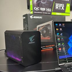 asus 3060 ti dual mini OC / Aorus gaming box external gpu egpu graphics card RTX3060TI