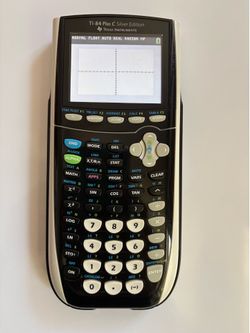 Texas Instruments TI-84 Plus C Silver Edition Calculator Black