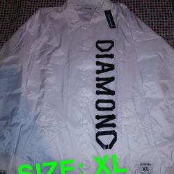 DIAMOND SUPPLY DUGOUT COACH'S JACKET