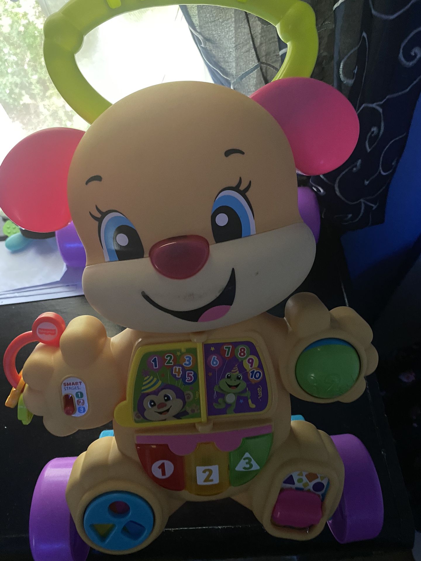 Fisher-Price Laugh & Learn Smart Stages Learn with Sis Walker Baby & Toddler Educational Toy