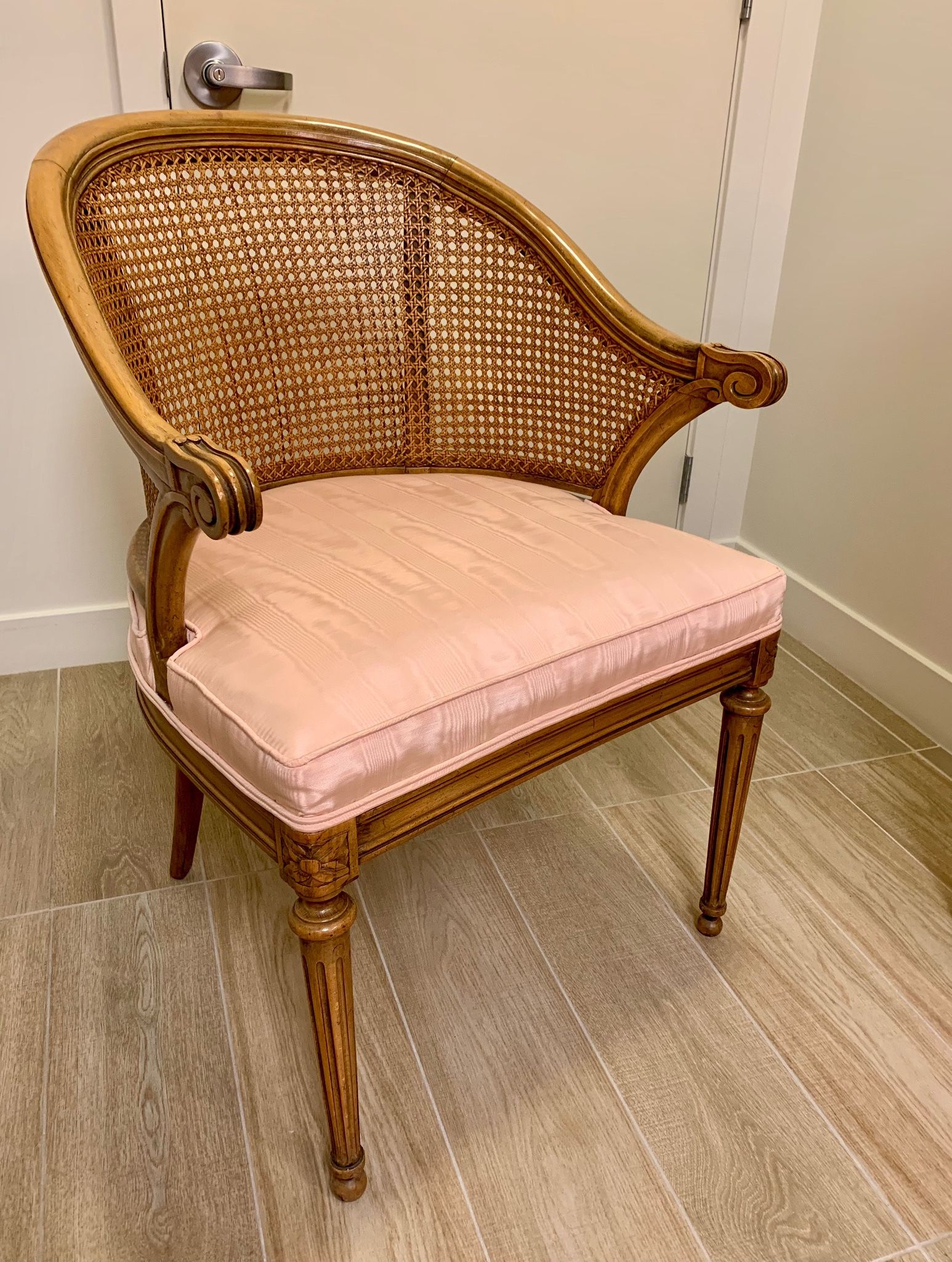Chair - Karges, Cane Back Barrel