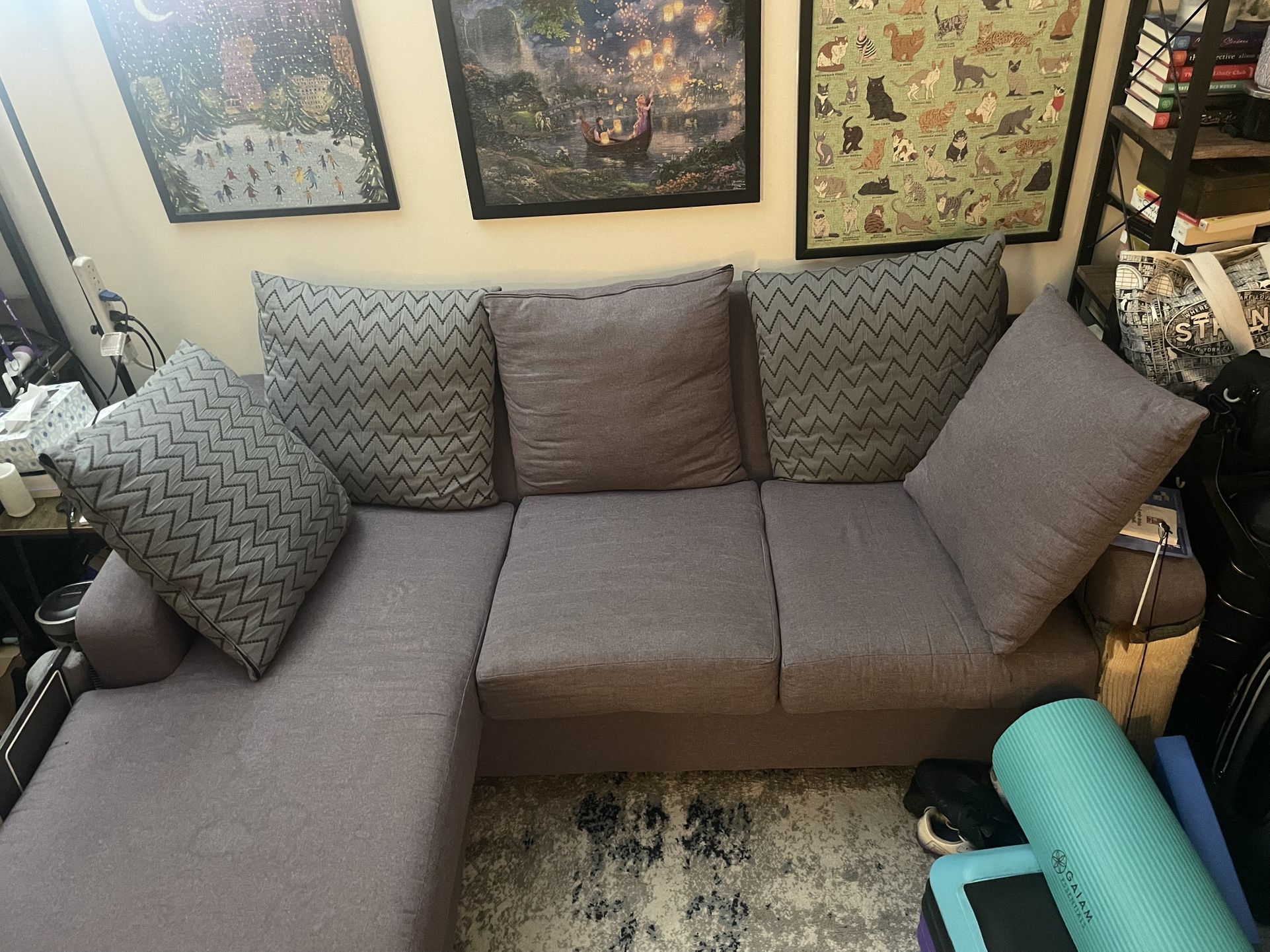Wayfair Purple Couch