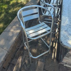 Four Outdoor Bar/ Barbecue Stools