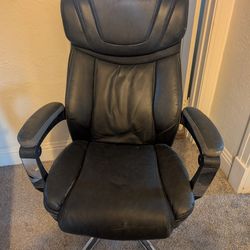 Luxury Wide Leather Office Chair