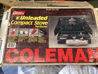 Coleman “Unleaded Fuel” 2 burner Camp Stove