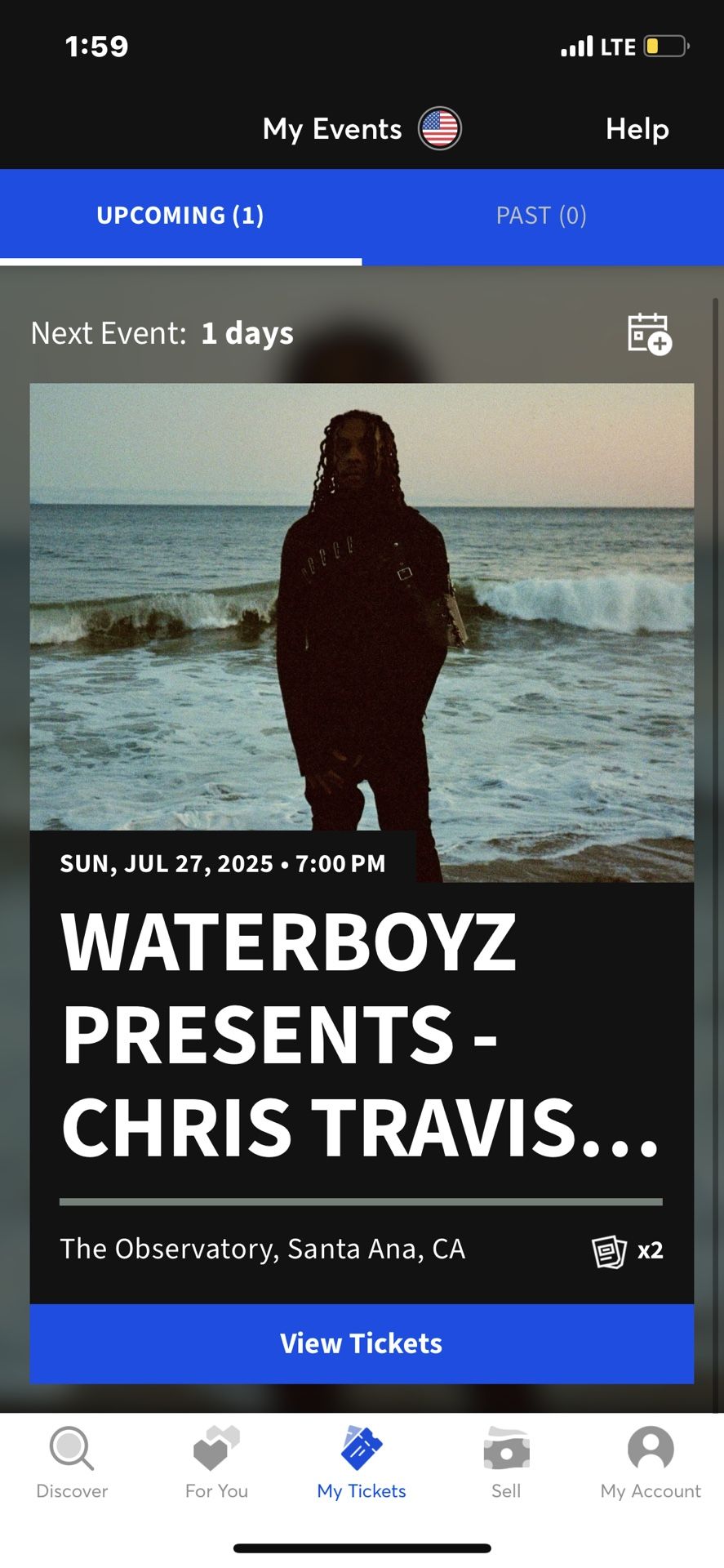 chris travis tickets