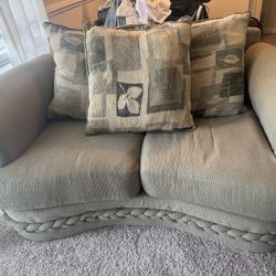 Light Green Loveseat