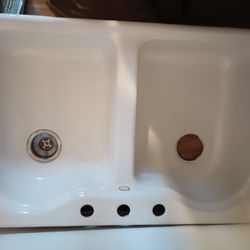 Kohler White Cast Iron Sink