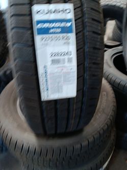 New set of tires kumho 275 55 20
