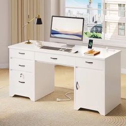 Office desk-with charging stations brand new in box