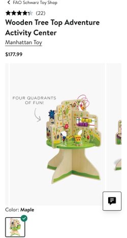 Wooden Tree Top Adventure Activity Center Manhattan Toy