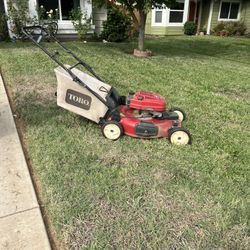 Gas Powered Toro lawn Mower. Works GREAT!