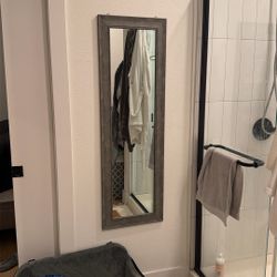 17” X 52” Grey Mirror 