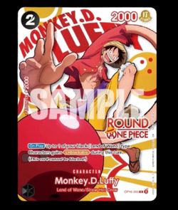 One Piece TCG Monkey.D.Luffy Card