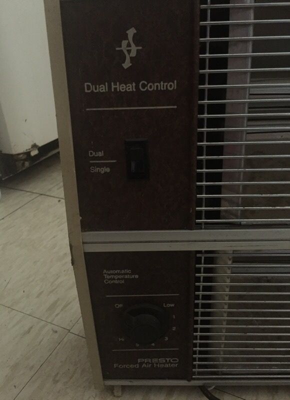 Presto Forced Air Heater with Dual Heat Control for Sale in Bakersfield, CA  - OfferUp
