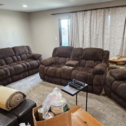 Couch, Loveseat, And Recliner