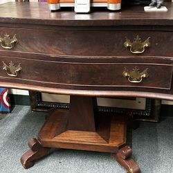 Antique Mahogany Side Table Estate Furniture