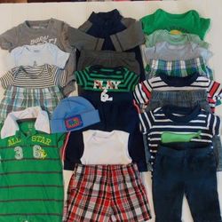 Newborn Baby Boys Clothes SUMMER Clothes Lot 