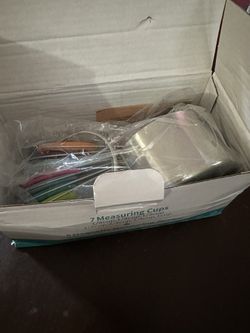 TILUCK measuring cups and magnetic measuring spoons set, stainless steel measuring cups, 6 double-sided stainless steel measuring spoons & 1 leveler (