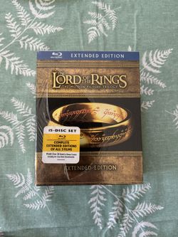 Lord of the Rings Blu-ray Boxset Sealed