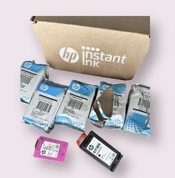 HP INSTANT INK - 67/305 (BLACK) + 65 or 65Xl (tri-color)  Cartridges - pack of 5