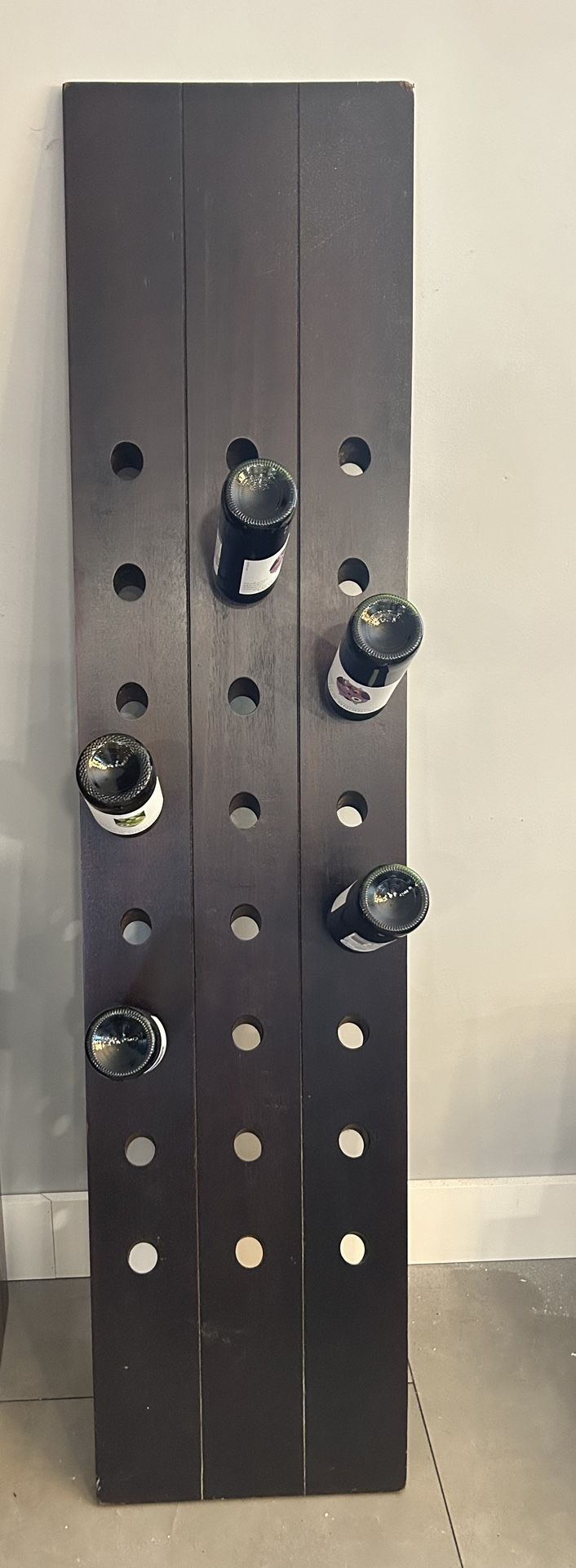 Pottery Barn French Wine Bottle Riddling Rack