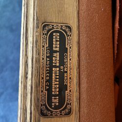 Pool table w/ accessories 