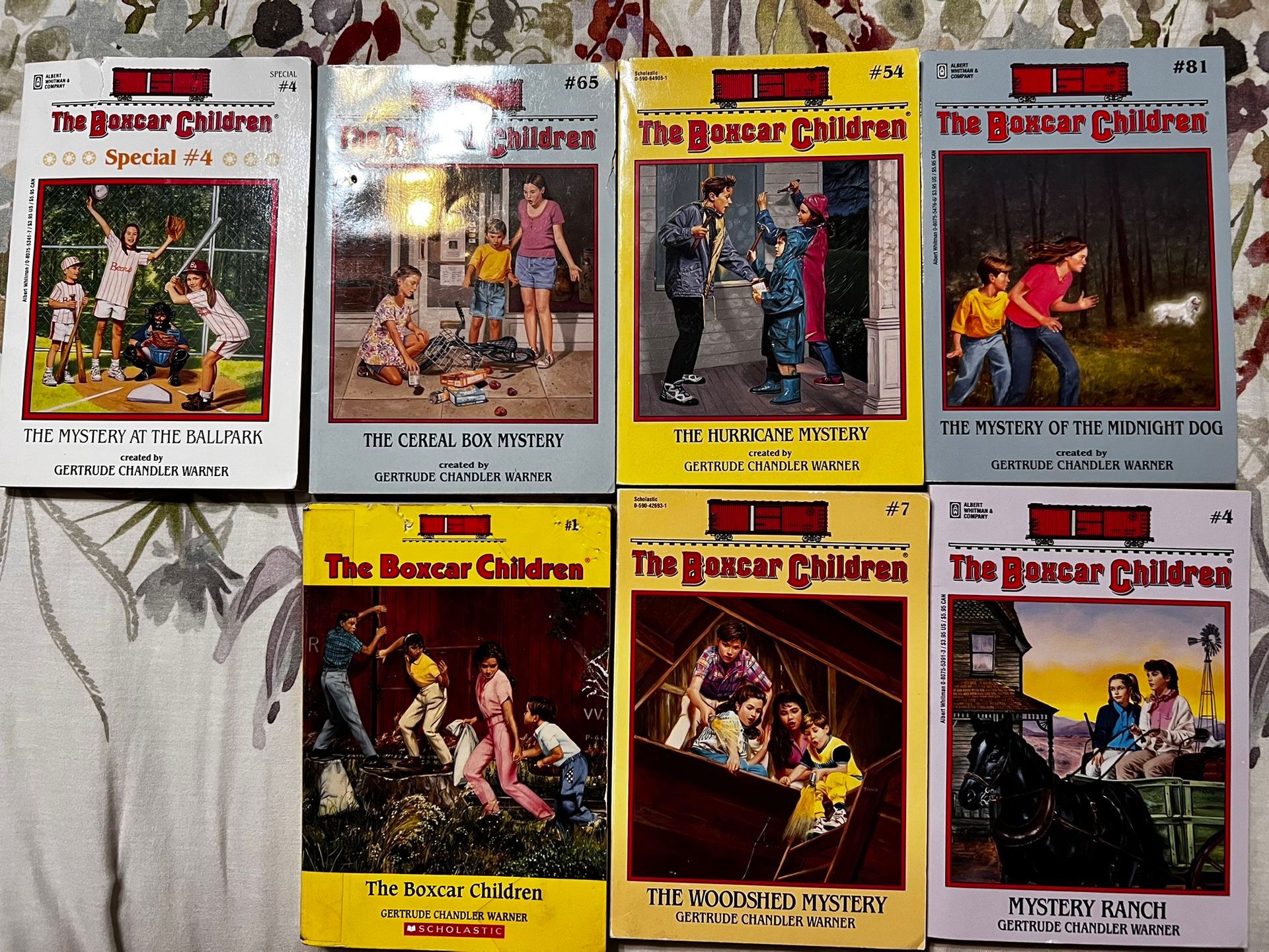 The Boxcar Children 1, 4, 4 Special, 7, 54, 65, 81