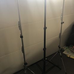 3 Tripods - 1 JTL tripod Up To 13Ft (!) $39 + 2 Norman Tripods Up To 10 Ft. $30 Each Or All 3 For $95 - Must Come To Huntington Beach