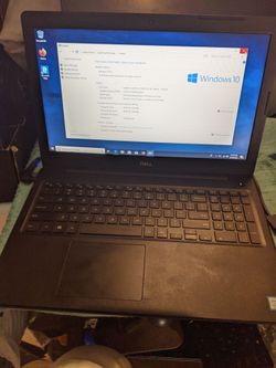 Dell core i5 win10 8gb ram 632 GB HD Web cam WI-FI ready battery is weak but a charger included